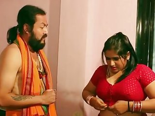 स्वामीजी के साथ सुंदर सुंदर भाभी का आनंद ले रहे